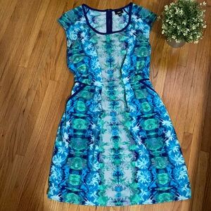 MOSSIMO blue green dress S/P